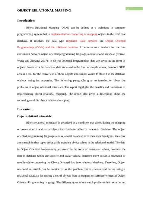 Image result for Object–relational mapping Examples