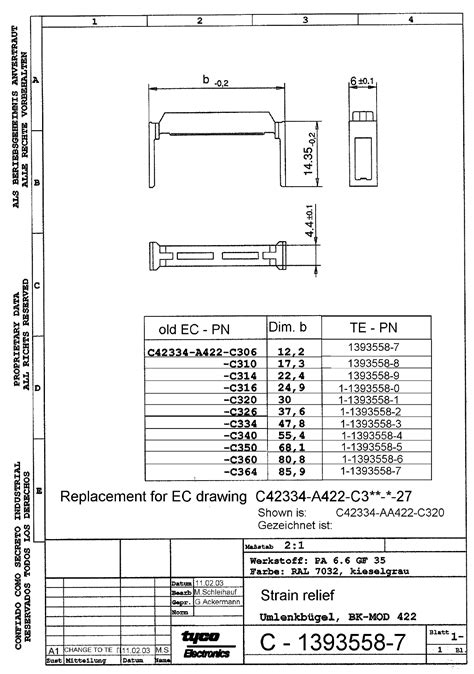 1393558 Drawing by TE Connectivity AMP Connectors Datasheet | DigiKey