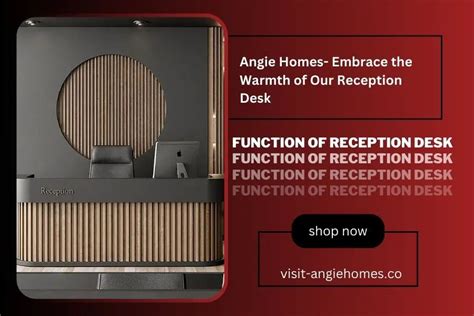 Reception Desk : Meaning, Types, Benefits and Buy Online – ANGIE HOMES