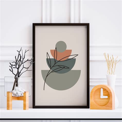 Nature’s Symmetry: Abstract Boho Wall Art for Modern Spaces – The Art Nova