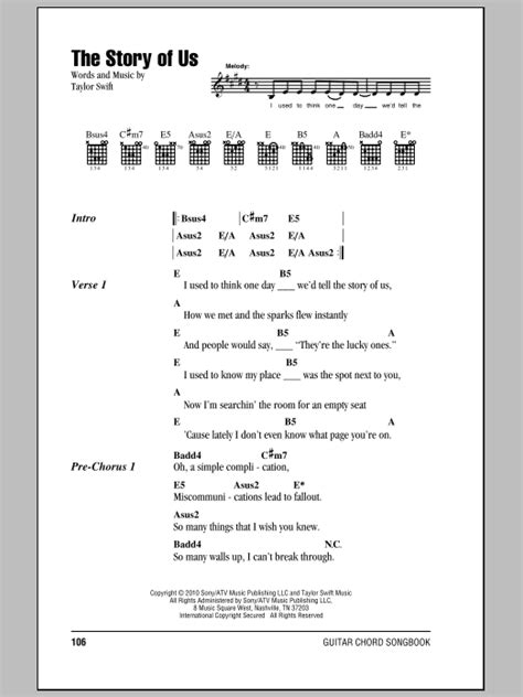 The Story Of Us by Taylor Swift - Guitar Chords/Lyrics - Guitar Instructor