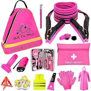 GETLMUL Pink Car Emergency Kit : Amazon.in: Car & Motorbike