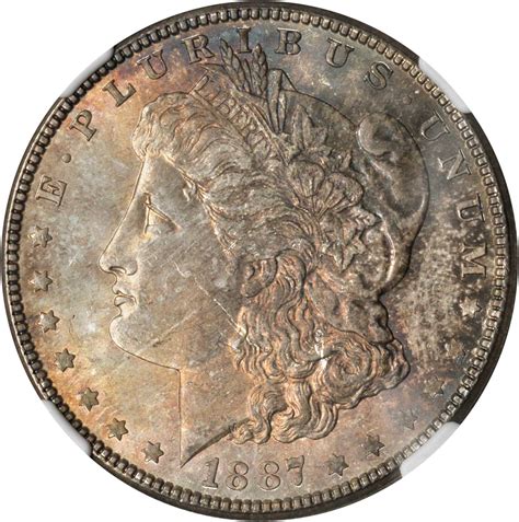 1887 Morgan Silver Dollar. MS-66 (NGC).拍卖成交价格及图片- 芝麻开门收藏网