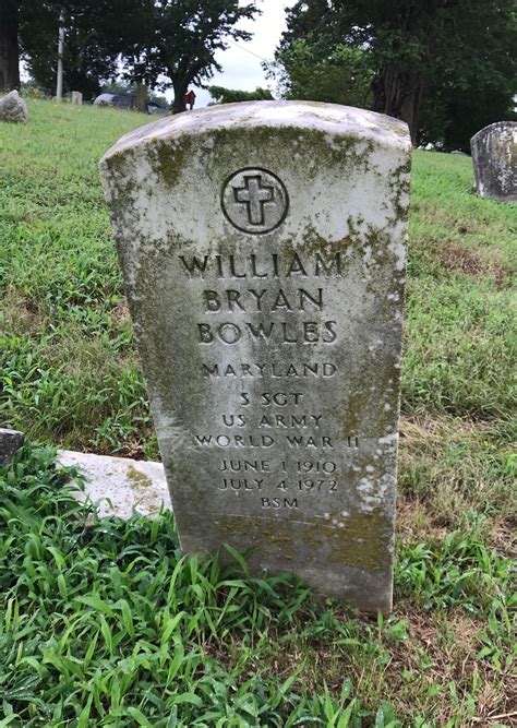 William Bryan Bowles (1910-1972) - Find a Grave-gedenkplek