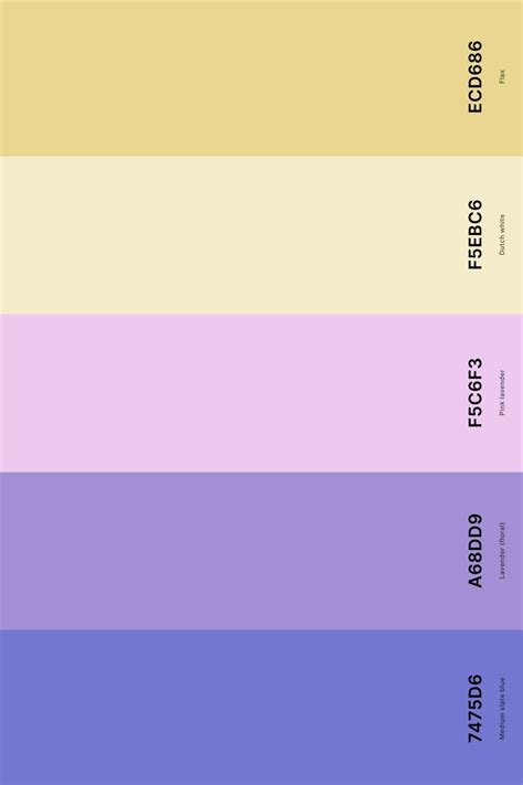 25 best lavender color palettes with names and hex codes – Artofit