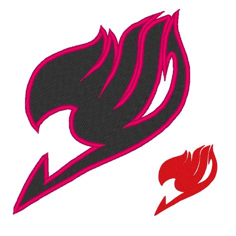 Logo: Fairy Tail - Digital Embroidery - 4"x4" - Etsy