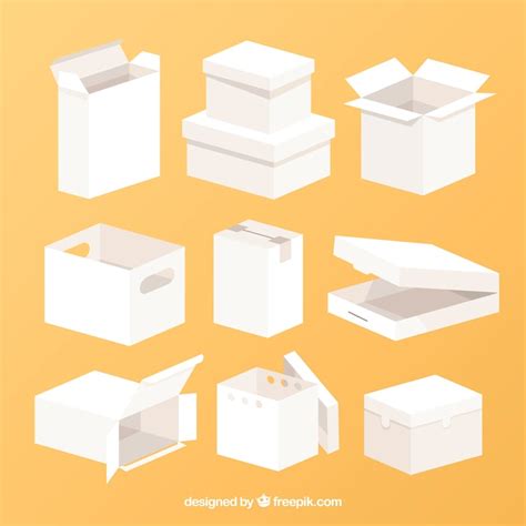 Unfolded box Images - Free Download on Freepik