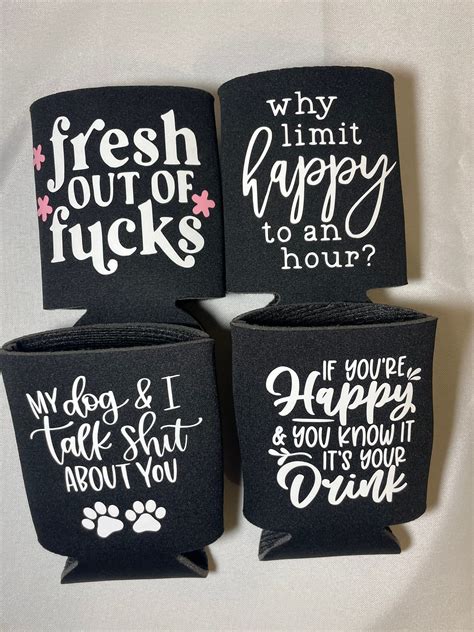Funny Beer Can Coolers - Etsy in 2025 | Funny beer koozies, Koozie ...