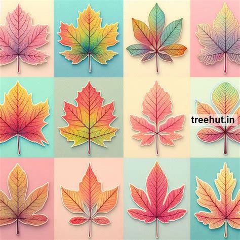 Printable Autumn Leaves Stickers and 50 Sticker Craft Ideas for Kids ...