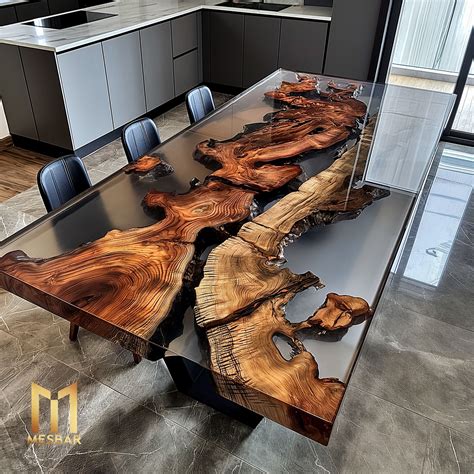 Mesbar Luxury Furniture on Instagram‎: "🔥 Epoxy Resin Table: Elevate ...