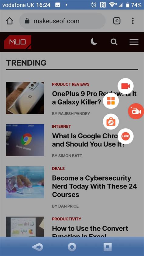 Screen Recording Android 的图像结果