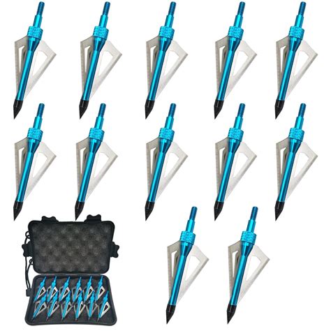 Archery Broadheads Hunting 3 Blade Archery Arrowhead 100 Gerling ...