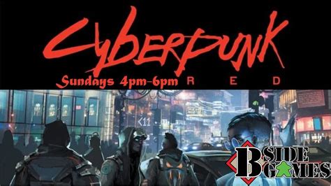 Cyberpunk Red RPG Meetup at B Side Games, 2525 E 29th Avenue, Suite 9 ...