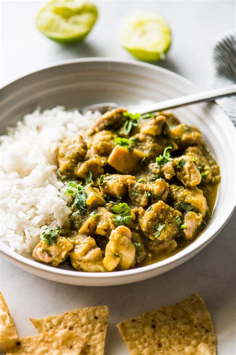 Chicken Chile Verde - Isabel Eats