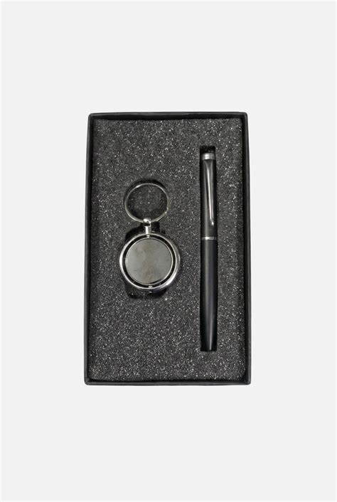 Custom Logo Corporate Gift Set – Pen & Keychain – Print 2 Post Mate