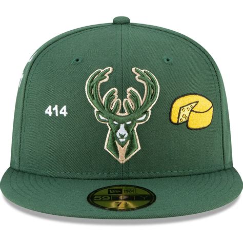New Era Milwaukee Bucks City Local 59Fifty Fitted Hat