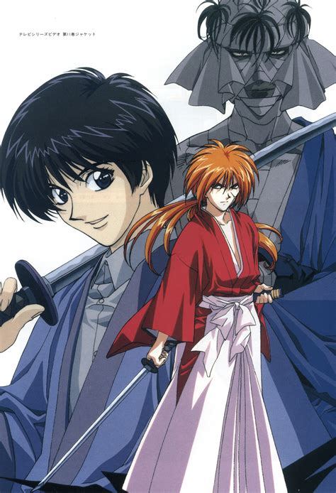 rurouni kenshin himura kenshin seta soujirou shishio makoto male ...