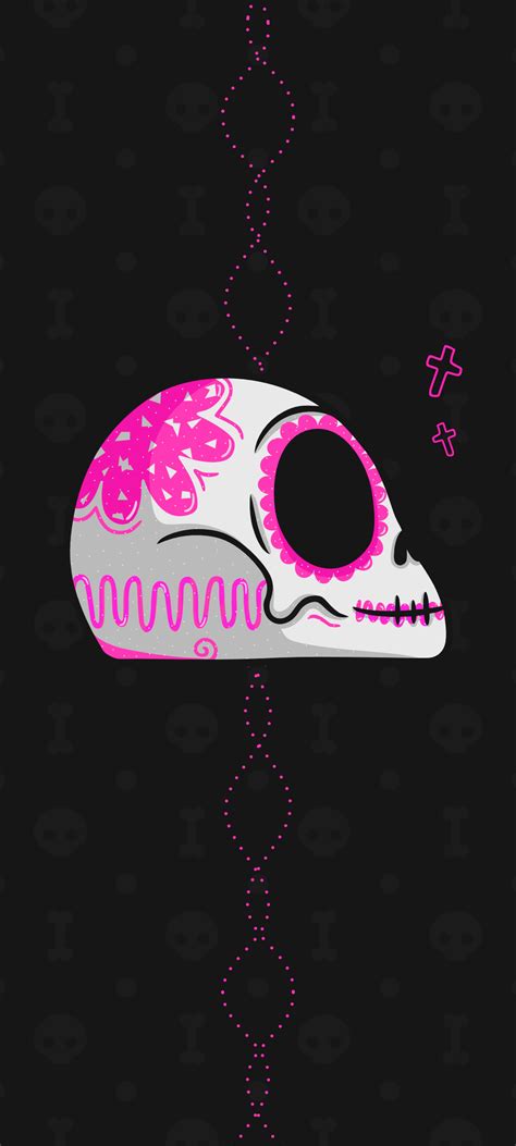 Calavera de Azúcar Fondo | Celular ⋆ Génesis Toxical