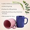 Buy Anwaliya Ceramic Coffee Mug Set of 6 (350ml) Handcrafted Design Tea ...