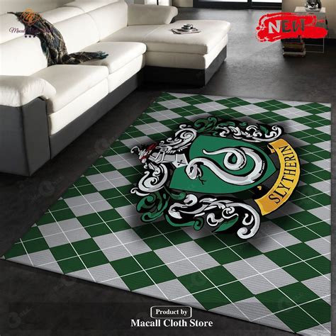 Slytherin Harry Potter Area Rug Floor Decor The US Decor - Indoor ...