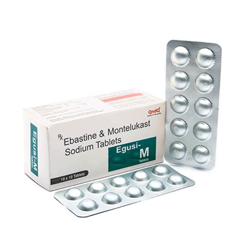 Egusi M - Ebastine & Montelukast Sodium Tablets - Dr. Kumars ...