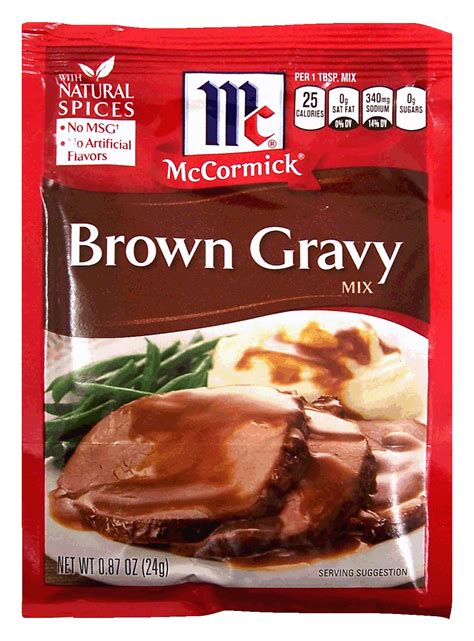 Groceries-Express.com Product Infomation for McCormick Gravy Mix Brown ...