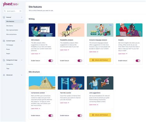 Redesigning the Yoast SEO settings interface • Yoast