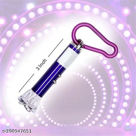 Laser-torch-with-red-and-blue-light-for-kids-playing-with-keychain-hook ...