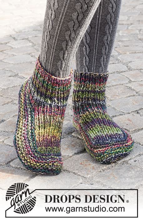 Knitted slipper on sale patterns for beginners