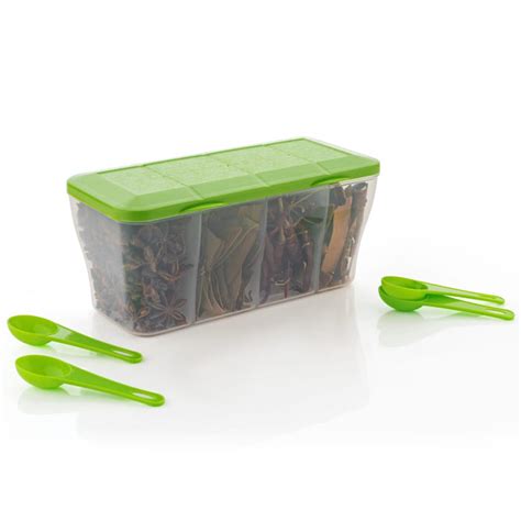 Kitchen Multipurpose Air-tight 4 Sections Storage Containers / Pickle ...