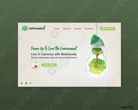 Environment Web Design Template 的图像结果