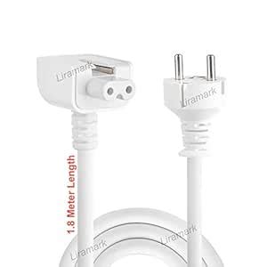 LIRAMARK Replacement EU Indian 2 Pin DuckHead Extension Power Adapter ...