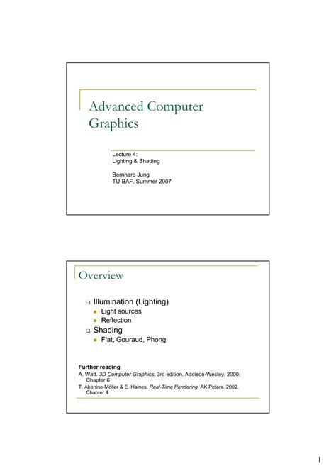 Image result for Advanced Computer Graphics