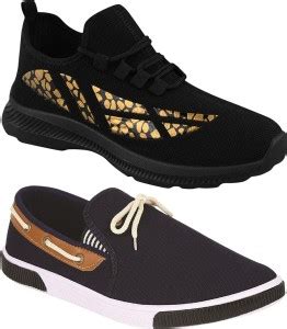 Aura Combo Pack of 2 Shoes Running Shoes For Men - Buy Aura Combo Pack ...