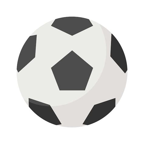 Football ball classic flat illustration | Premium Vector