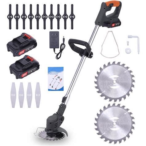 Electric Weed Wacker Cordless Weed Eater Battery Powered, Brush Cutter ...
