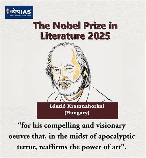 The Nobel Prize in Literature 2025