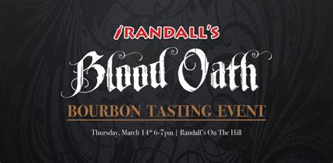 Blood Oath Bourbon Tasting Event, 4925 Southwest Ave, St Louis, MO ...