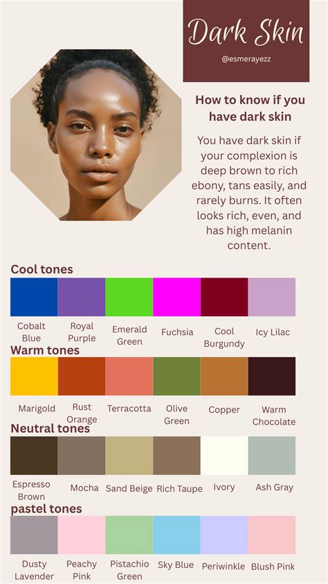 Best Colors for Dark Skin | Color Theory & Style Guide for Melanin-Rich ...