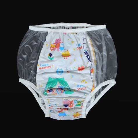 Buy TEN@NIGHT Adult Bbay Plastic Pants Adult Incontinence PVC Diaper ...