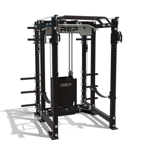 REP PR-5000 6-Post Rack + Ares 2.0 Functional Trainer Bundle (80" x 30 ...