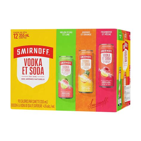 Smirnoff Vodka & Soda Party Pack | Product page | SAQ.COM