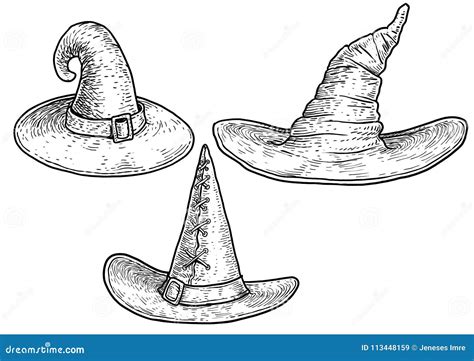 Witch Hat Drawing