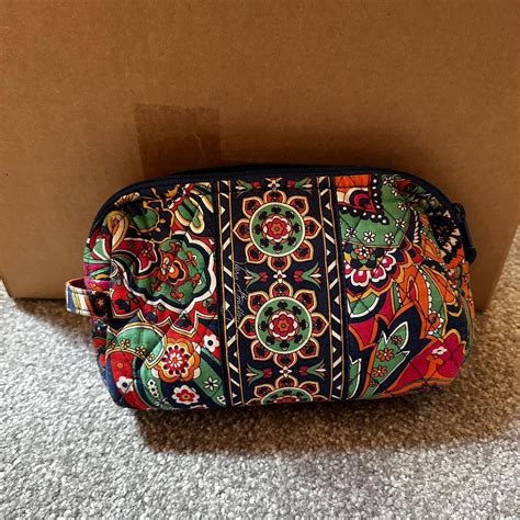 Vera Bradley cosmetic bag. Perfect for a pencil bag... - Depop