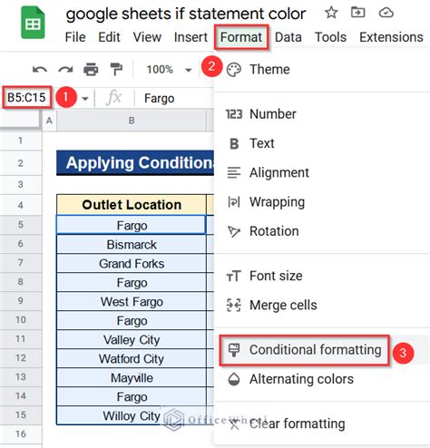 How to Highlight IF Statement with Color in Google Sheets