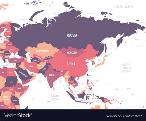 Asia Map High Resolution 的图像结果