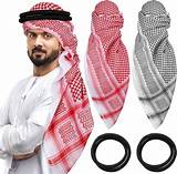 Funtery Men's Middle Eastern Desert Shemagh Headwrap - Arab India | Ubuy