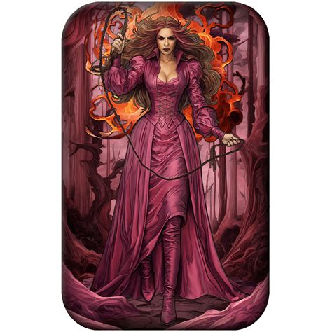 2024 The Seven Deadly Sins Anger 2 oz Silver Colorized Premium Cast Bar