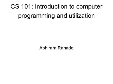 Introduction to CS and Programming 的图像结果
