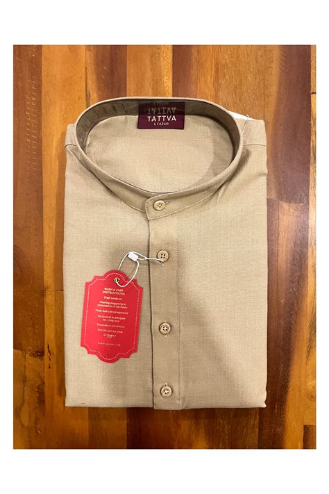 Southloom Semi Silk Short Kurta for Men in Grey Colour – Southloom.com ...